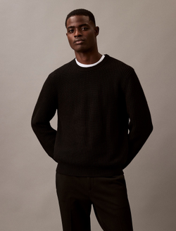 Свитер Calvin Klein Wool Rib Blend Crewneck Black