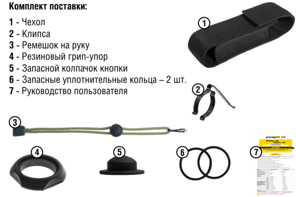 Фонарь Armytek Viking Pro v3 / XHP50  Теплый / 1675 лм / 10°:80° / 1x18650 или 2xCR123A