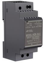 Источник питания PROMPOWER HDR-30-5, на вых. 5 В DC, 3А, 15Вт. Вх. 85-264В AC (120-370 В DC)