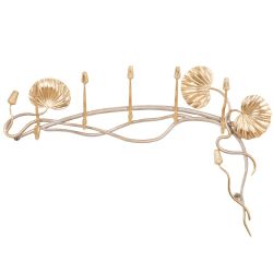 Вешалка настенная «Нимфея» (с 5-ю крючками) Айвори