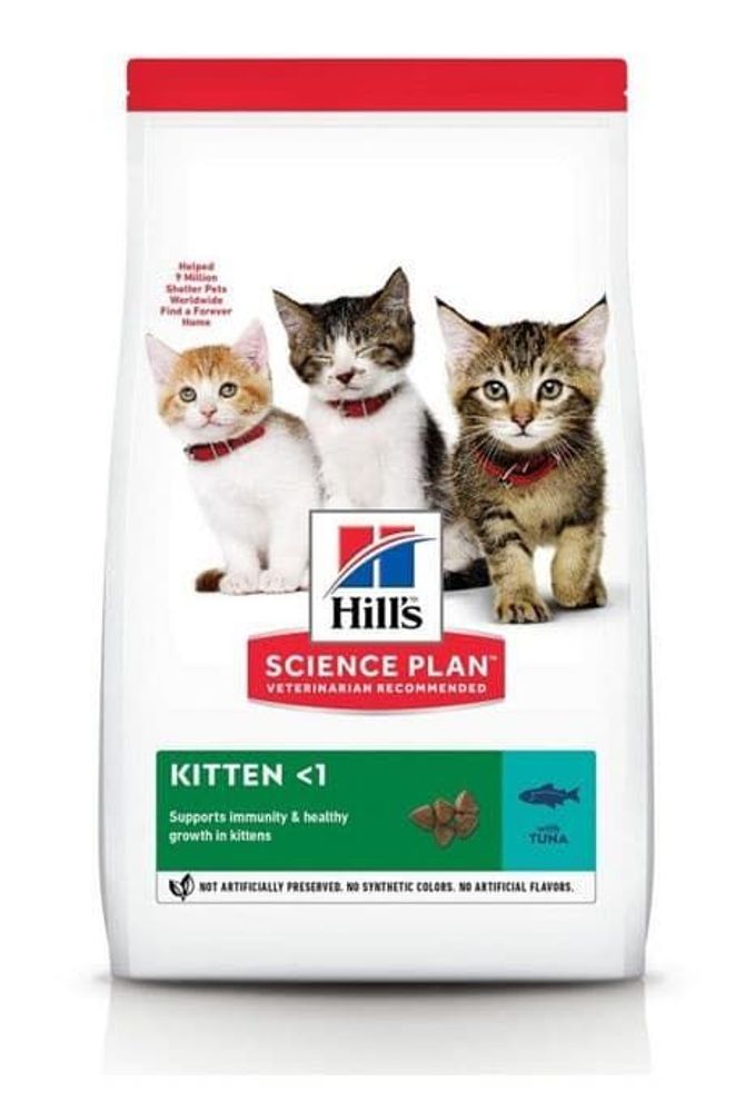 Сухой корм Hill's Science Plan KITTEN для котят с тунцом, Пакет 300г