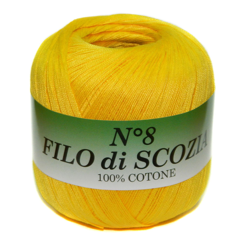 Пряжа Filo Di Scozia №8 50г, 340м, 100%мерсеризованный хлопок (цена за 1 шт)