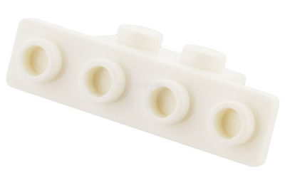 Lego Пластиковый кронштейн 1х2-1х4 (белый) 6089574
