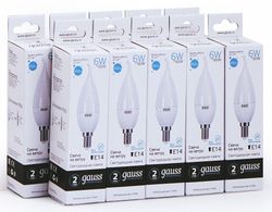 Лампа светодиодная Gauss 341 E14 6Вт 4100K 34126