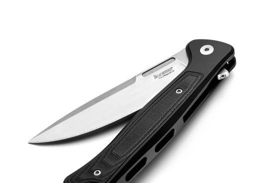 Нож складной Lion Steel Skinny Aluminium Black - сталь MagnaCut, рукоять черный титан