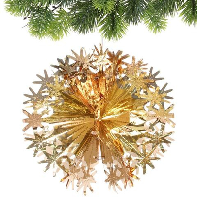 Украшение фольгированное «Волшебный шар» d-30 см, Шампань