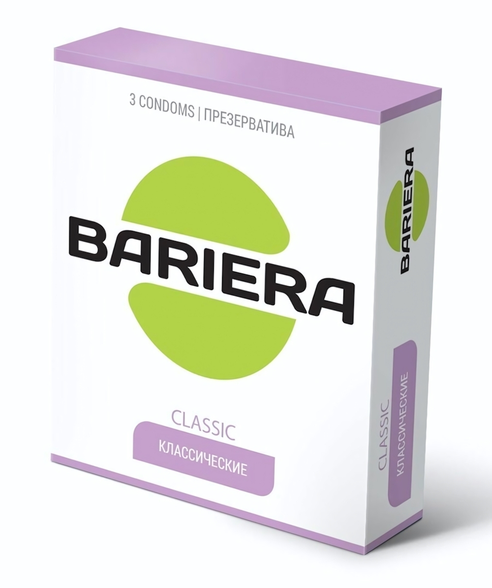 Классические презервативы Bariera Classic - 3 шт.
