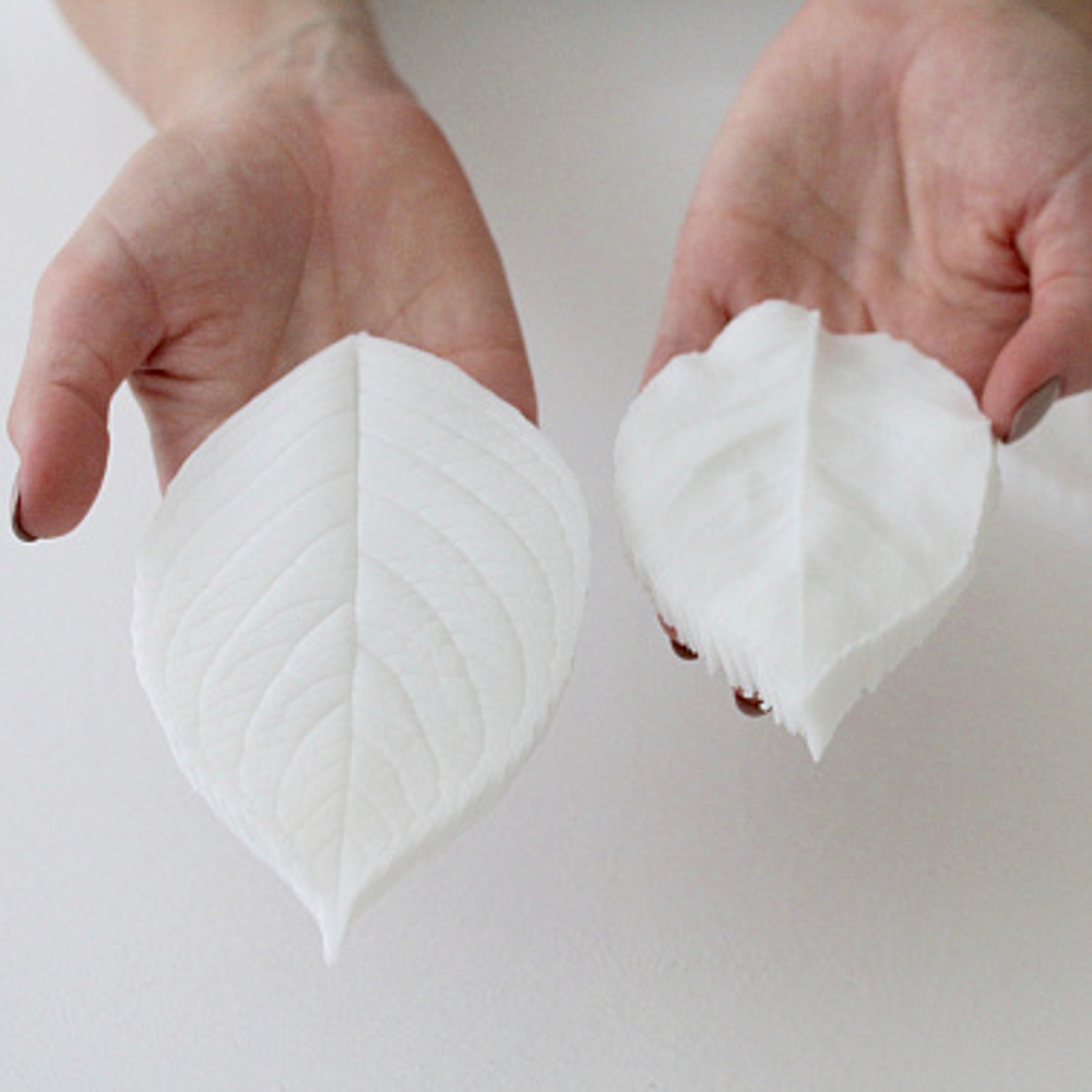 Вайнер силиконовый  лист розы  от Академии ClayCraft by DECO™