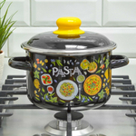 Кастрюля 2л "Pasta" черная