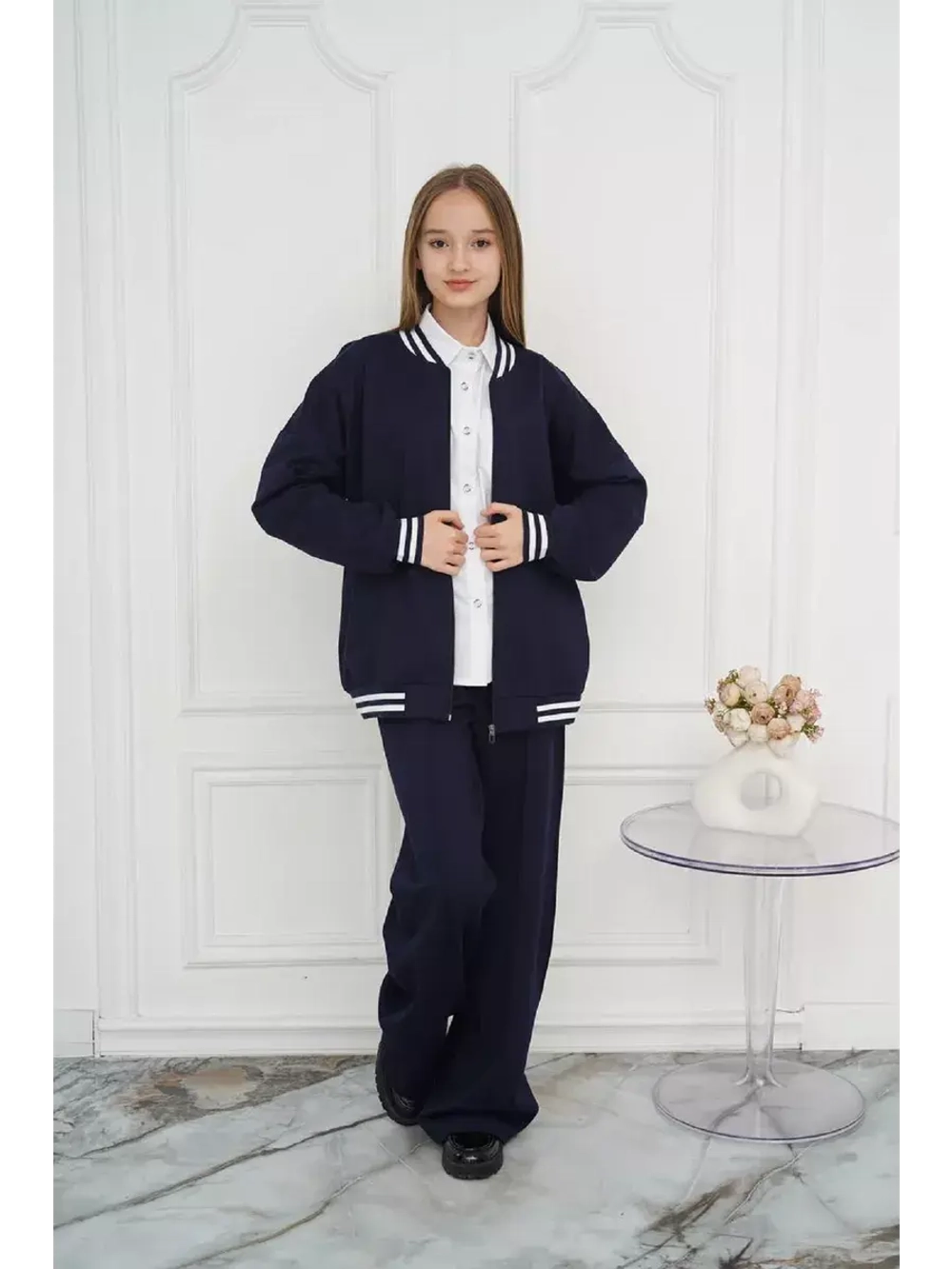 Бомбер школьный универсальный