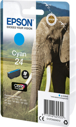 Epson Elephant C13T24224022 струйный картридж 1 шт Подлинный Голубой