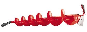 Шнек ледобура с адаптером с ручкой под шуруповерт Rextor STORM Long 130мм