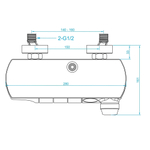 Комплект Душевая перегородка RGW WA-11B + Душевая стойка RGW SP-31B 900 (Прозрачное, 1000)