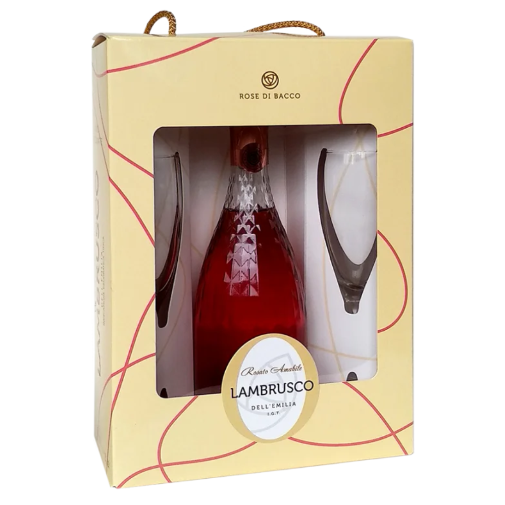 Вино Lambrusco Rose Di Bacco Rosato Подарочный 0.75 л