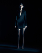 Платье-смокинг черное