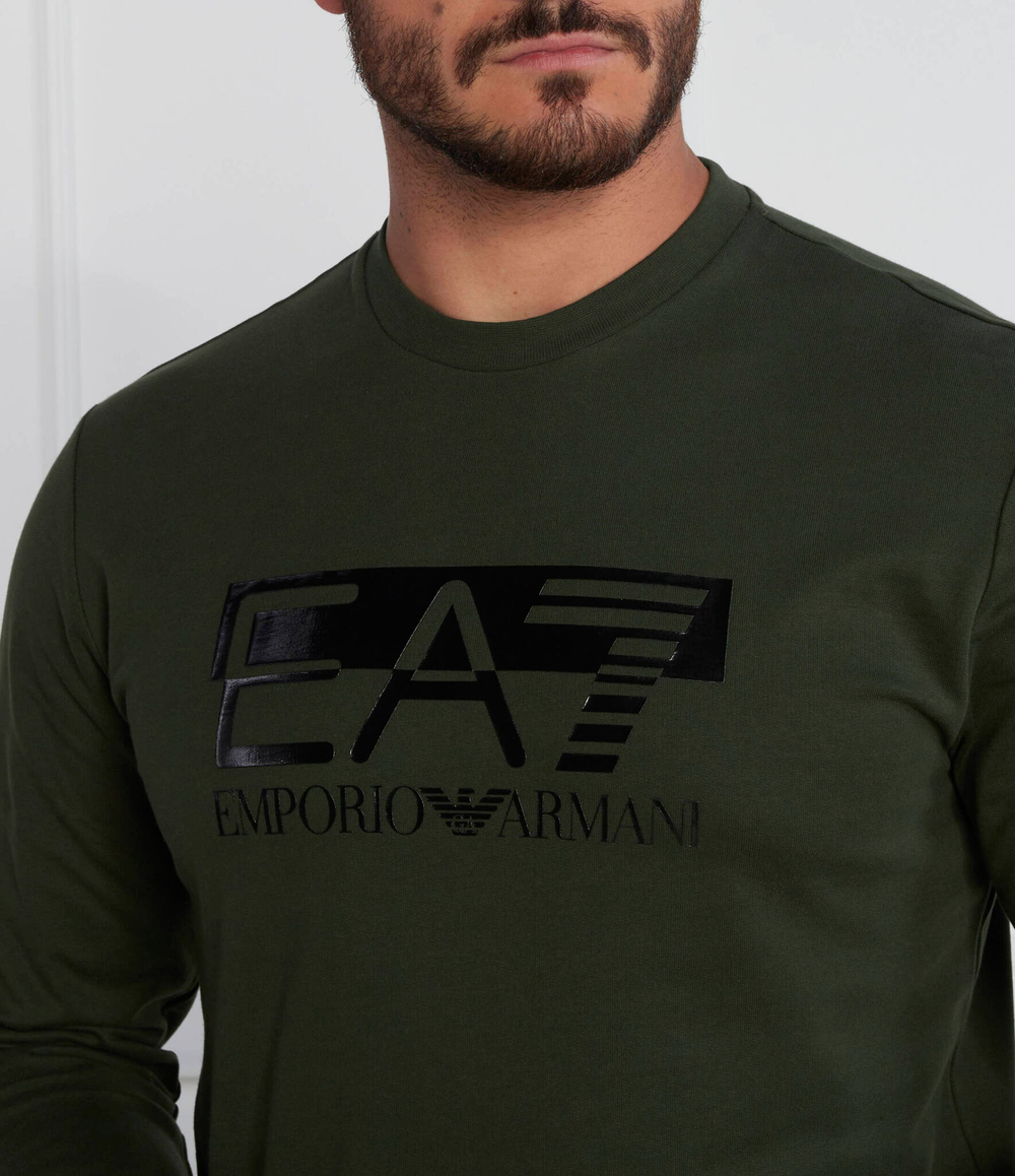 Худи EA7 - зеленый(6RPM60 PJ05Z)