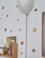 Стикеры НЕРОВНЫЙ ГОРОШЕК коричневый микс