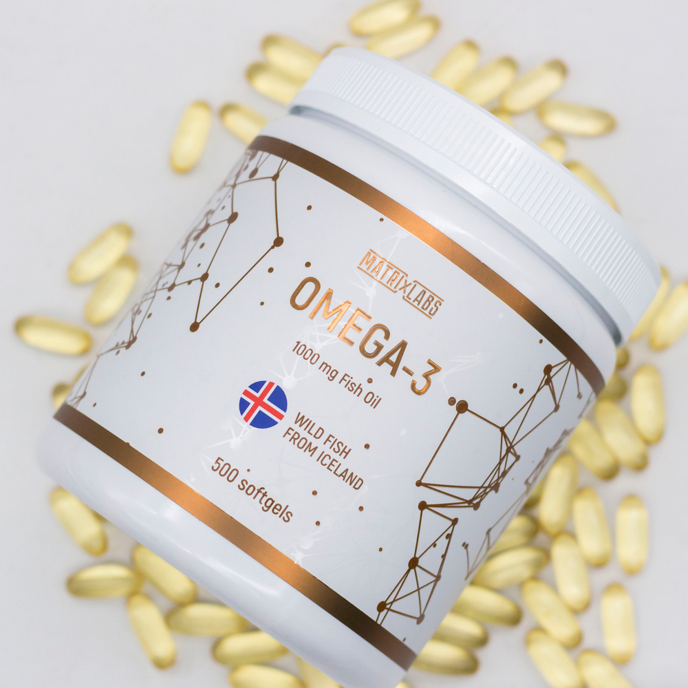 Matrix Labs Omega-3 Iceland 1000 мг. + Vitamin E (500 капс.)