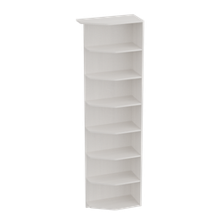 Стеллаж "Элана" спальня Бодега белая