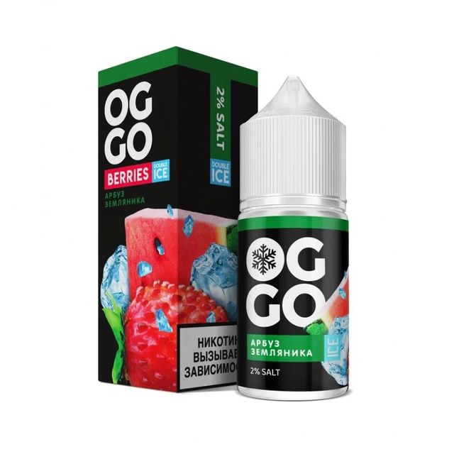 OGGO Berries Double Ice salt 30 мл - Арбуз-Земляника (20 мг)