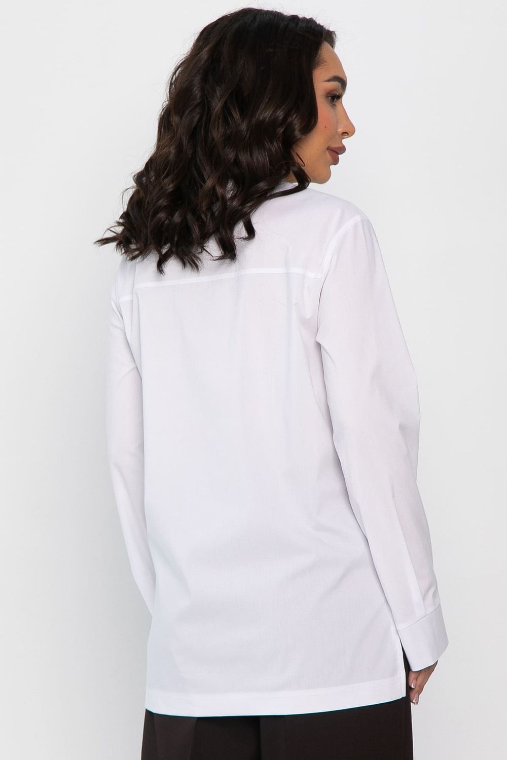 Рубашка хлопковая Асгарда (белая) Б14567-31М LT Collection