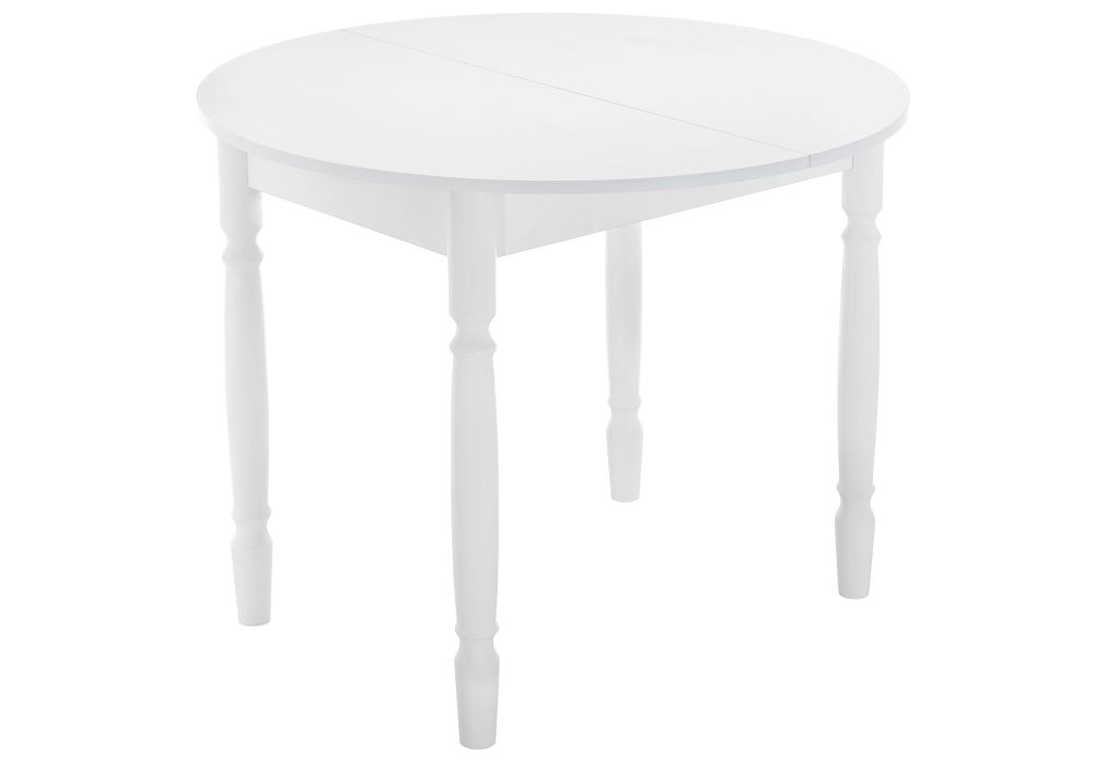 Стол Аттер 90(120)х90х73 белый