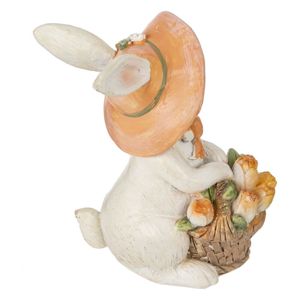 GAEM Фигурка декоративная "Заяц с корзиной", L5 W8 H10 см