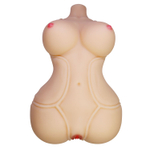 Мастурбатор-торс Diana Baile телесный, два отверстия, TPR