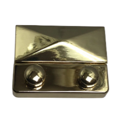 Замок для сумок 1675 (45*35), золото