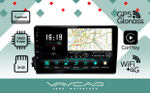 Магнитола для SsangYong Actyon 2005-2010, Kyron, Actyon Sports 2006-2016 - Vaycar VA69-0158 на Android 13, 8-ядер, 4G SIM-слот