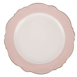 Набор тарелок 6 шт "Pink" d=27/21,5см/19см (фарфор) (подарочная упаковка)