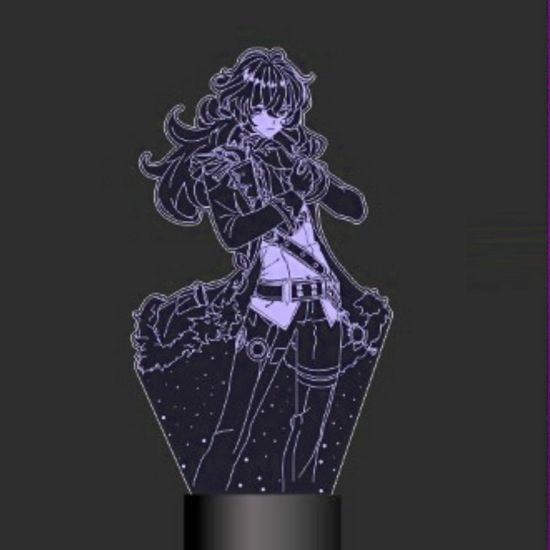 3D лампа Геншин Импакт, Genshin Impact. Дилюк