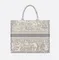 Сумка Dior Book Tote Dioriviera, белый/серый