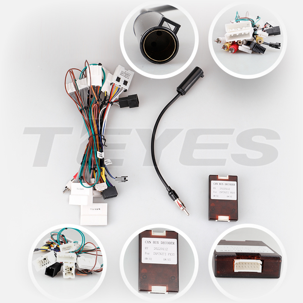 Магнитола для Infiniti FX35, FX45 2006-2008 (S50) - Teyes TPRO 2 экран 9.7" в стиле "Тесла" на Android 10, ТОП процессор, 4G SIM-слот