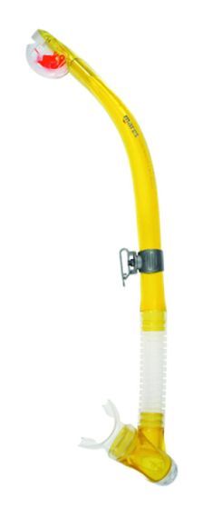 Трубка для плавания Mares Hydrex Superdry желтый