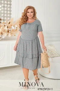 Платье 20-11-Бирюзовый Minova