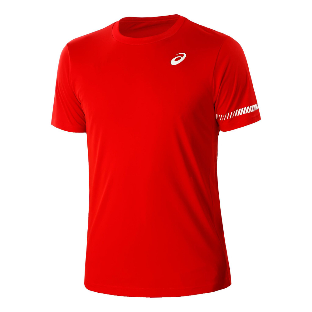 Мужское теннисное поло ASICS T-Shirt Men - Red, White