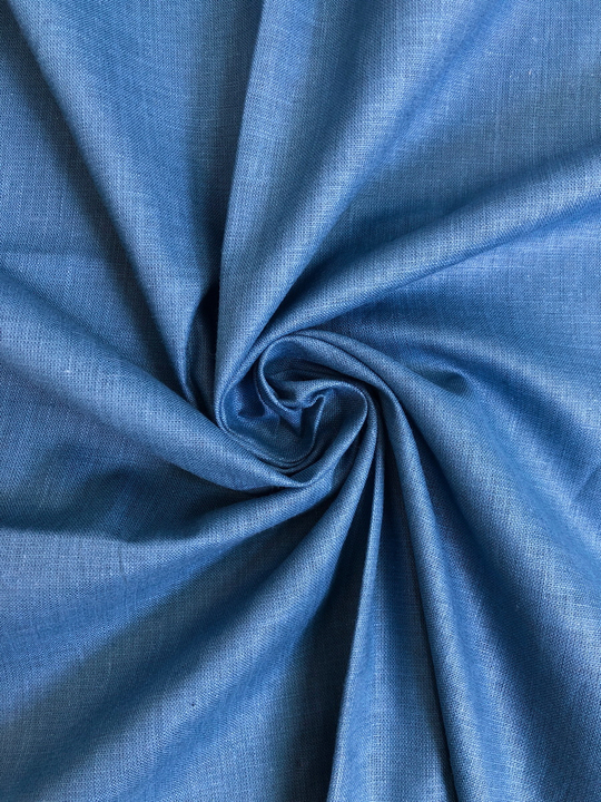 плательная лен, морская волна linen/cotton BST3488