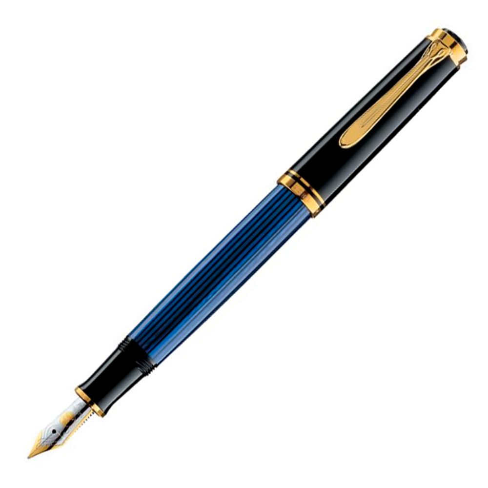 Pelikan Souveraen - Black and Blue GT, перьевая ручка, M
