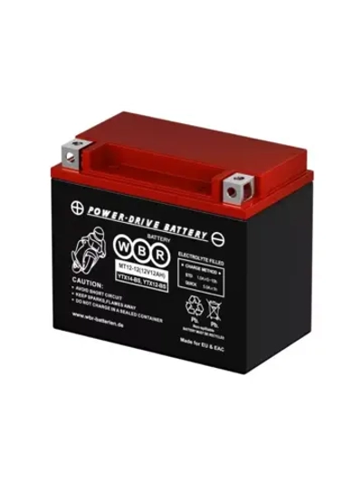 Аккумулятор WBR MT AGM YTX14-BS, YTX12-BS