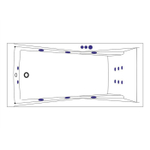 Акриловая ванна Excellent Palace Smart 170x75 WAEX.PAL17.SMART