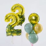 Шар (18''/46 см) Круг, 23 февраля (Дизайн ООО БРАВО)