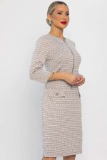 Платье Леди Мери НЬЮ (бежевое) П13668-19М LT Collection