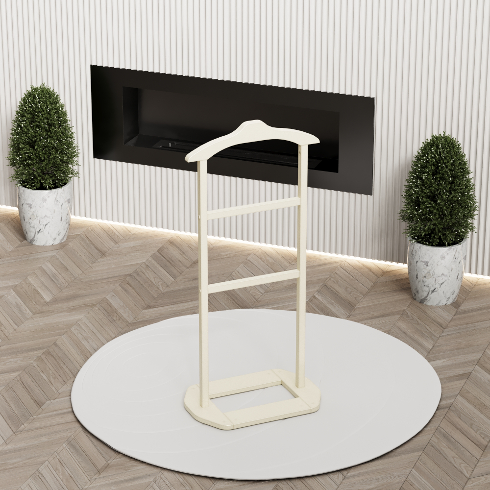 Вешалка деревянная CIRTA 1, слоновая кость