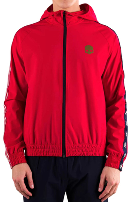 Куртка теннисная Hydrogen Star FZ Hoodie - red