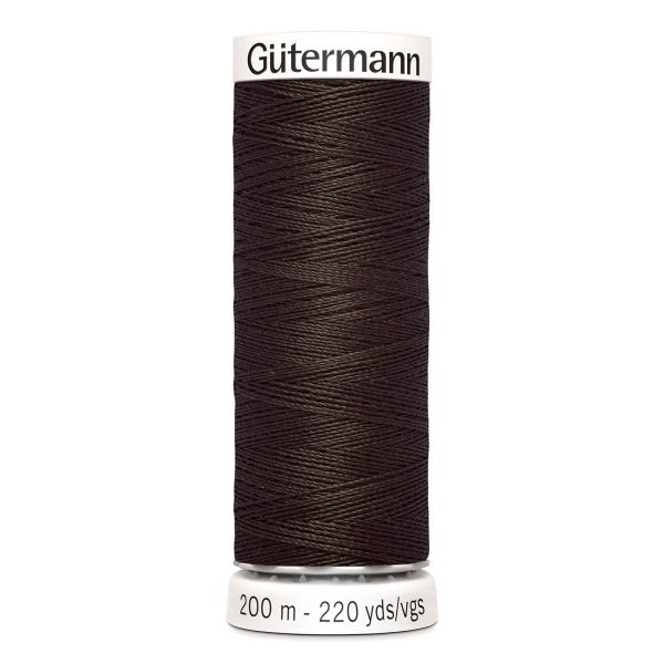 Нитки универсальные Gutermann Sew-all 100 (200 метров), 5 кат. | 780 т.бурый