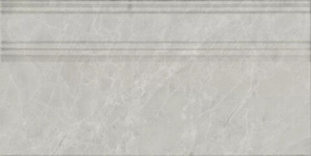 Плинтус Риальто серый светлый глянцевый обрезной (FME027R)