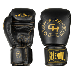THBGSP-00 боксерские перчатки THUNDER чёрный