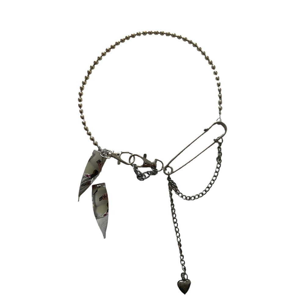 metal mix necklace