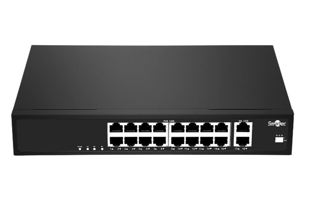 Коммутатор неадминистрируемый Smartec ST-NS216MB-GD